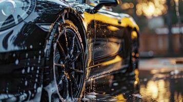 Exterior car detailing in Fresno, CA – hand wash, waxing, and paint protection for a glossy, like-new shine.